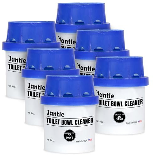 Toilet Bowl Cleaners, Automatic Toilet Bowl Cleaner Tablets, Long Lasting Toilet Cleaners for Inside The Bowl, In Tank Bowl Cleaner Easy To Use Toilet Tank Cleaner - Cleans and Deodorizes - 6 Pack