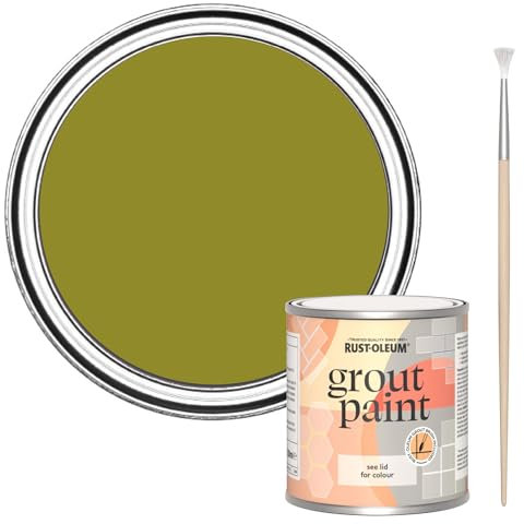 Rust-Oleum Green Ultra-Durable Grout Paint - Pickled Olive 250ml