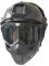 YBJMSFA Tactical Airsoft Helm PJ Art/Abnehmbare Gesichtsmaske Motorradbrille Für Paintball Sport Jagdschießen im Freien
