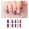 Gel Nail Stickers, Gel Nail Strips Kit, Gel Nail Stickers DIY Gel Nail Stickers Kit, Easy to Apply & Remove Pack of 16 Nail Wraps (Purple)