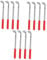 Lurrose 12 Pcs Golf Pen Desktop Toys Stocking Stuffer Pen Desktop Pen Toy Golf Ballpoint Pen Novelty Office Tabletop Sports Gadget Mini Toy Ballpoint Pens Desk Ballpoint Pen Red Metal