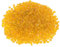 M METERXITY High Luster Round Fire Glass Beads, Glass Gems, Glass Pebbles, Glass Marbles for Vases/Fire Pit/Crafts/Aquarium/Garden Decorations 8-13mm, 900g/1.98-Pound [Yellow]