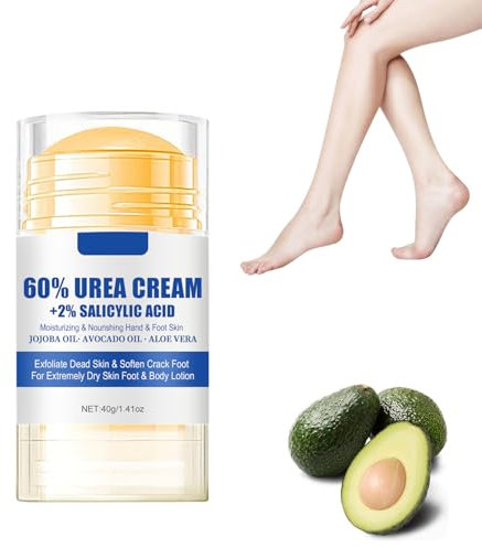 KUIRUNRX® Hydrating and Anti-Cracking Foot Cream, Urea-Creme für Füße, Feuchtigkeitsspendende Fußcreme, Fußpflege Fschrundensalbe Füße für Trockenheit und Rissbildung