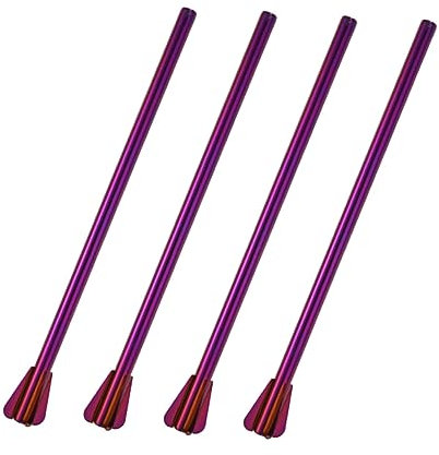 GRADENEVE 304 Stainless Steel Stirrer Straws 4-Piece Set Reusable Cocktail Straws for Smoothies and Drinks Suitable for Parties and Home Use