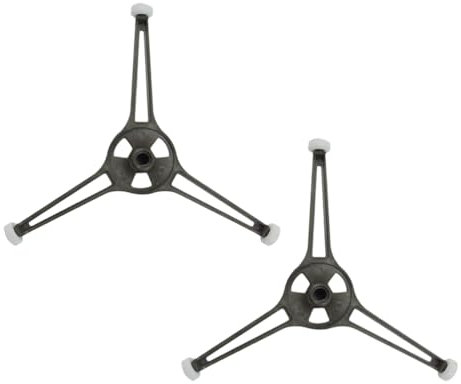 Amosfun 2pieza Soporte Para Placa De Microondas Tipo y Soporte Para Plato Giratorio De Vidrio Para Microondas Domésticos Para Bandeja De Vidrio
