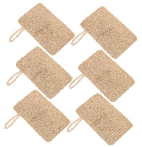 TOKIDNY 6stücke Teiliges Natürlicher Loofah-schwämme Multifunktionale Spülschwämme Für Effektives Geschirrspülen Und Küchenreinigung Und Langlebig