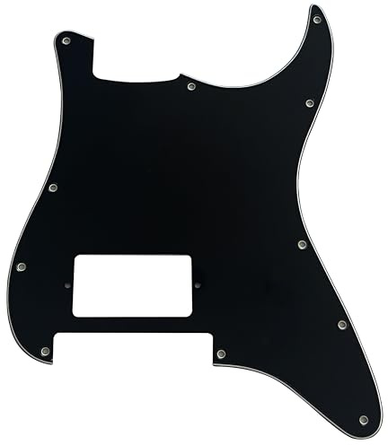 Battipenna per chitarra Strat Floyd Rose Tremolo H Humbucker Style (3 strati nero)