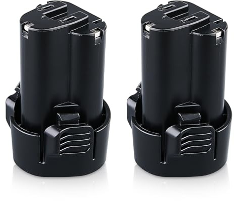 2Pack 4.8Ah Replacement for Makita 10.8V Battery Li-Ion Compatible with Makita Battery BL1013 BL1014 194550-6 194551-4 195332-9 DF030D DF330D TD090D 195332-9 196066-7- Home DIY & Repair Use