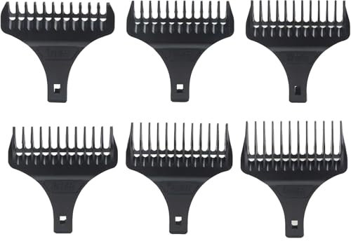 6 Stück Trimmer Aufsätzehaarschneider Aufsatz Set(1 mm/2 mm/3 mm/4 mm/5 mm/6 mm),Haarschneidemaschine Aufsätze,Aufschiebekämme für Schermaschine,Geeignet für Friseur-und Salonwerkzeuge