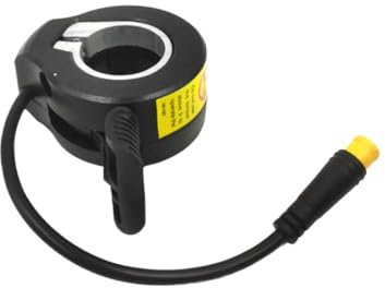 CLKE Thumb Throttle for Ebike & Electric Scooter, Universal E Bike Throttle Speed Control 36V 48V 52V, Waterproof Connector Accelerator Accessories for Throttle Electric Bike