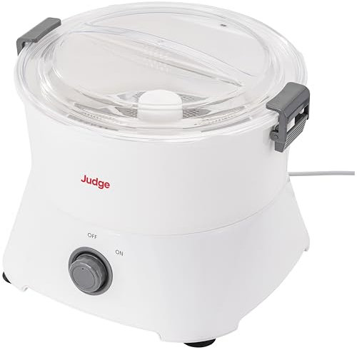 Judge Electric Potato Peeler, Fully Automatic One Touch Operation, Capacity of up to 800g of Potatoes, Fruit and Veg Peeler for Carrots, Parsnips, Beetroot and More