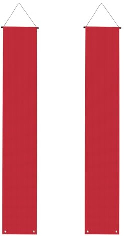 Bandiera Italiana Stampa Benvenuto Appeso Banner Bandiere Verticali Partito Portico Segno, per Interni ed Esterni, 180 x 30,5 cm