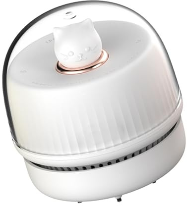 Yctze Aspirateur de Bureau Multifonctionnel, Ordinateur de Poche Rechargeable avec 3 Niveaux d'aspiration pour Un Ménage Efficace