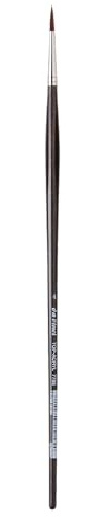 da Vinci Oil & Acrylic Series 7785 Top Acryl Paint Brush, Round Red/Brown Synthetic with Long Ergonomic Handle, Size 4 (7785-04)