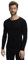 FALKE Men's Warm Round Neck M L/S SH Functional Yarn Quick Dry 1 Piece Base Layer Top, Black (Black 3000), S