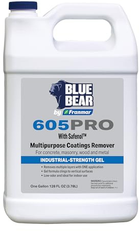 Blue Bear 605PRO: Multi-Surface Paint Stripper and Coatings Remover, 1 Gal