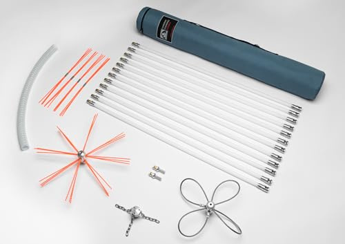 HANSA Tornado PRO Système de nettoyage rotatif de cheminée, système de ramonage rotatif, kit de nettoyage de cheminée à balayage motorisé, ensemble pour le nettoyage professionnel de cheminée (8)