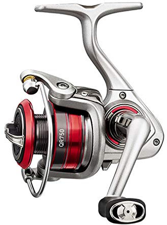 Daiwa Ultralight Spinnrolle, QR, Süßwasser, 5.1:1 Übersetzungsverhältnis, 4 Kugellager, 5 lb Max Drag, beidhändig, Muschel