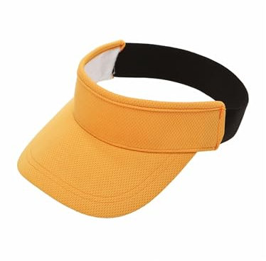 mh michael heinen Damen Visor, Sonnenhut, Sonnenschutz, elastisch sportlich, modern orange OS