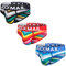 JOCKMAIL 3PCS/PACK Men Briefs Underwear Cotton Mens Rainbow Stripe Underwear Briefs Comfortable Underpants (Large, Black+Red+Blue)