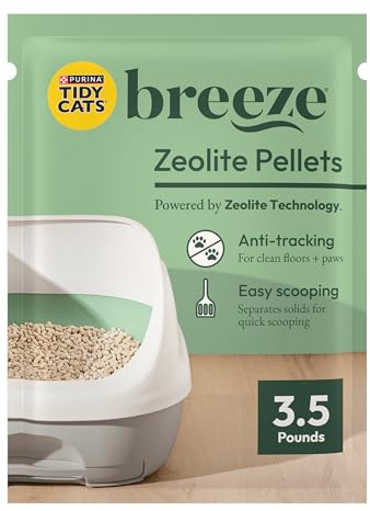 Purina Tidy Cats Litter Pellets, Breeze Refill Litter Pellets in Recyclable Box - (6) 3.5 lb. Bags