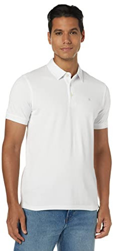 JACK & JONES Jjepaulos Polo Ss Noos Maglietta, Bianco12136668, M Uomo
