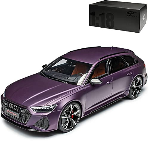 GT Spirit A*U*D*I A6 RS6 C8 Avant Kombi Matt Violett Modell Ab 2018 Nr 825 1/18 Modell Auto mit individiuellem Wunschkennzeichen