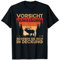 Jagd Jagdschein Bestanden Vorsicht Jungjäger T-Shirt