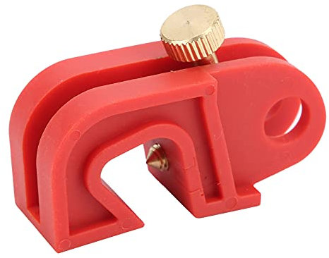 Leitungsschutzschalter Verriegelung, Luftschalter Stromkreissperre Pinbelegung Stromisolierung Klemmenverriegelung Elektrische Abschaltung Tagout 10mm Klemmengröße, Rot