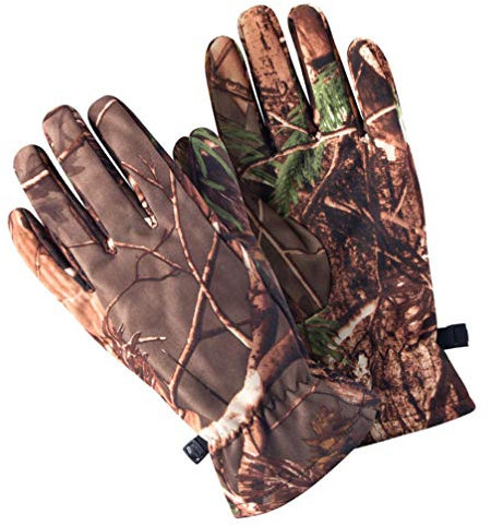 VANZACK Jagdhandschuhe Jagdhandschuhe Tarn- Fleece- Handschuhe Herbst Winter wasserdichte Vollfinger- Handschuhe zum Skifahren Wildjagdausrüstung 1 Paar (L) Angelhandschuhe Winter