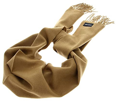 Calvin Klein Classic Wool Scarf Caramel
