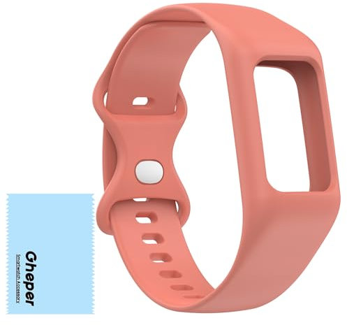 Gheper Bracelet de Montre Souple Compatible Avec Fitbit Charge 6, 5, 4, 3/3SE - Bracelet en Silicone de Protection Complet de Remplacement