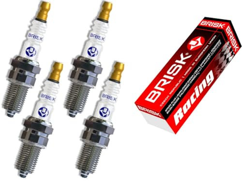 BRISK Premium Racing DR15ZC 1126 Zündkerzen, 4 Stück