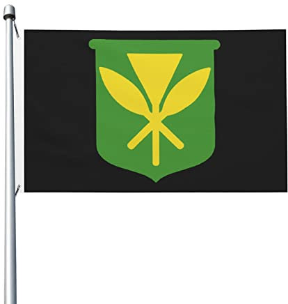 Kanaka Maoli Native Hawaiian Flag Flag 3x5 Ft Outdoor Decoration Banner Yard Flag With Grommets