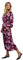 KAFFE Kleid KApollie Damen Kleid Langarm Print Knopfleiste Stoff Gürtel Freizeitkleid 44, Pink Faded Flower 44