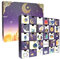 Ramadan Kalender zum Befüllen, Ramadan Adventskalender mit 30 Schubladen Boxen leer DIY Countdown Adventskalender, Ramadan Kalender Kinder Befüllt für Ramadan Dekorationen Lila