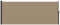 Outsunny Retractable Side Awning, Garden Privacy Screen Divider, Full Cassette Wind Breaker for Hot Tub, Balcony, Terrace, Pool, 400 x 180cm, Khaki