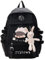 FAKKA Anime Jujutsu Kaisen Gojo Satoru Nylon schwarz Rucksack, Street Style Große Kapazität Schultasche College Tasche
