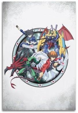 TESUXYEHH Anime-Yugioh-Poster, Rivalposter, dekoratives Gemälde, Leinwand, Wandposter und Kunstdruck, moderne Familienschlafzimmer-Dekoration, Poster, 30 x 45 cm