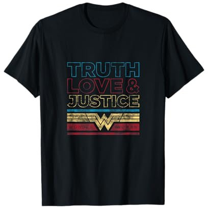 Wahrheit, Liebe und Gerechtigkeit PAPL710 Logo T-Shirt