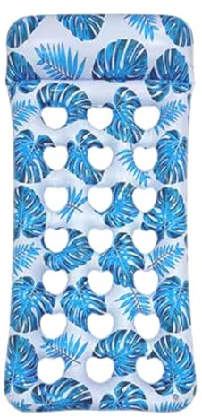 Maodom Flotteur pour adultes, lit à eau pliable gonflable | Piscine solaire Lit d'activités aquatiques pour hommes, femmes, famille