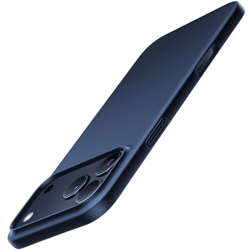 TORRAS 2025 Neu Meister der Dünnheit für iPhone 17 Pro Max Hülle Rundumschutz Exzellente Samtiger Griff [Wie das Original] Handyhülle iPhone 17 Pro Max Slim iPhone Hülle Blau