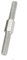 JINFEUGE Ss 304 M5 Filettatura Sinistra e Destra Barra Filettata a Doppia Estremità M5 M6 M8 Filettatura Positiva e Negativa Barra per Prigionieri Vite/M8*100Mm-2Pcs