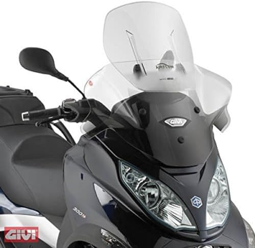 Givi Tourenscheibe Airflow Piaggio MP3 Business/Sport 500/ Touring 300/400/ LT 11-13 klar, TU EU