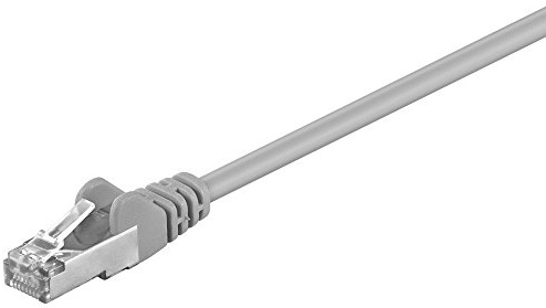 Goobay 50129 CAT 5e Patch Cable, F/UTP, Grey, 3 m Cable Length