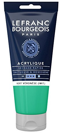 Lefranc Bourgeois Acrylique Fine Tube 80ml Vert Véronèse (Imit.)