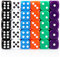 H&S 30x 6-seitige Würfel - Würfel Set - Mehrfarbige Würfel für Brettspiele - Bunte Spielwürfel - 30 Spielwürfel Bunt Set