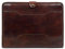 Time Resistance Leder-Organizer-Portfolio – 13 Zoll-Laptoptasche – Dokumentenmappe aus Vollnarbenleder (Braun)