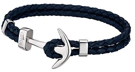 Lotus Style Armband Herren Anker LS1832-2/4 Leder blau Markenschmuck D1JLS1832-2-4