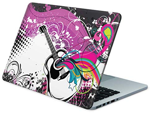 Skins4u Folie Sticker Skin Vinyl Aufkleber mit farbenfrohen Motiven für bis 13 Zoll 30.5x25.4cm Laptop Skin Decal Cover 80s